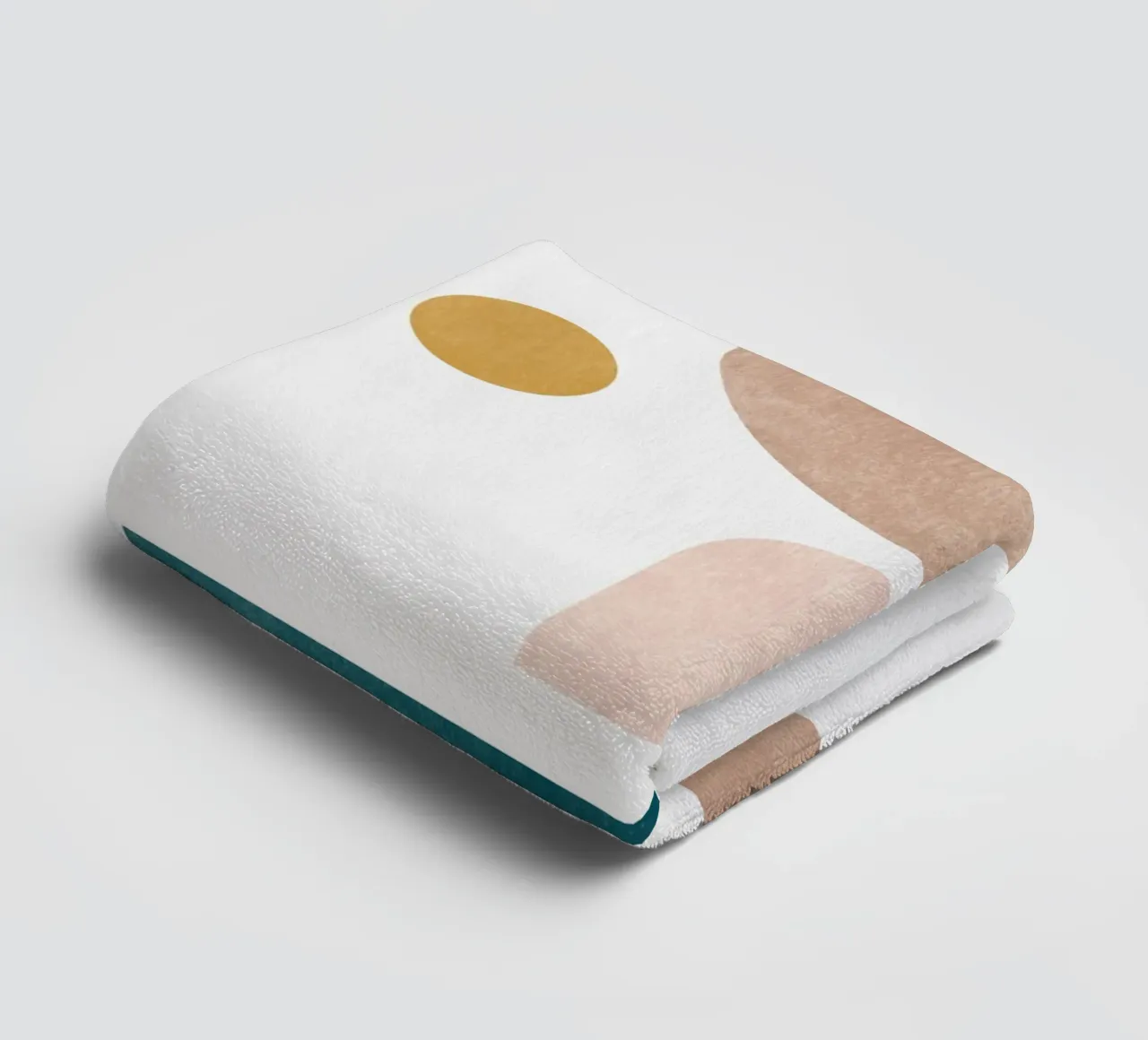 Modern Minimalist Geometric Art - Composition 2 towel by kookiepixel