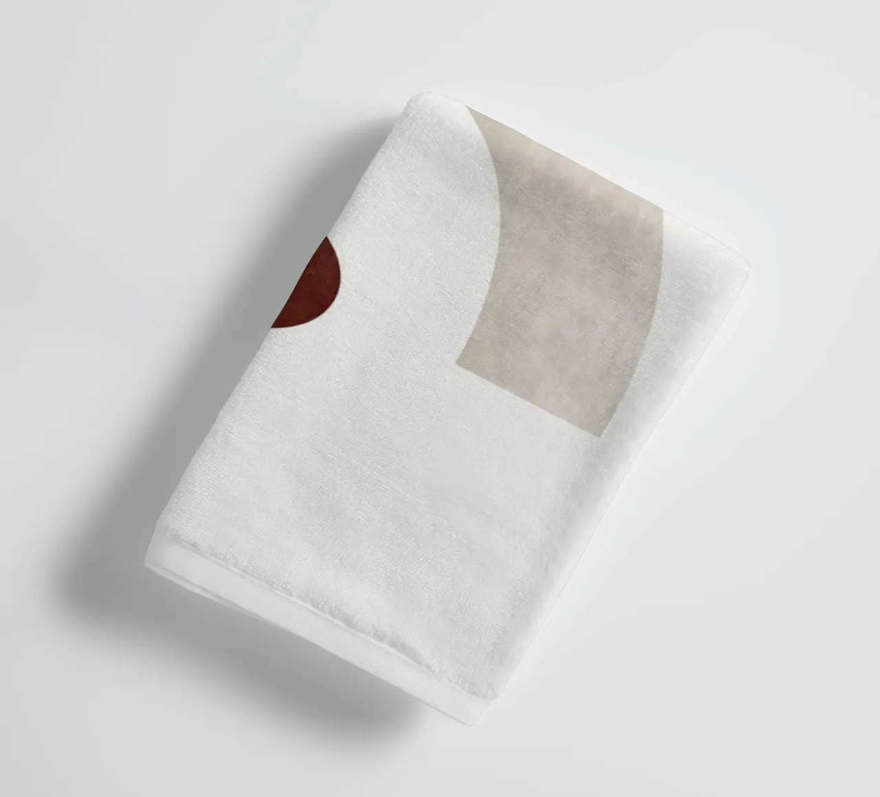 Minimal Abstract Art Print - Geometric Balance towel by kookiepixel