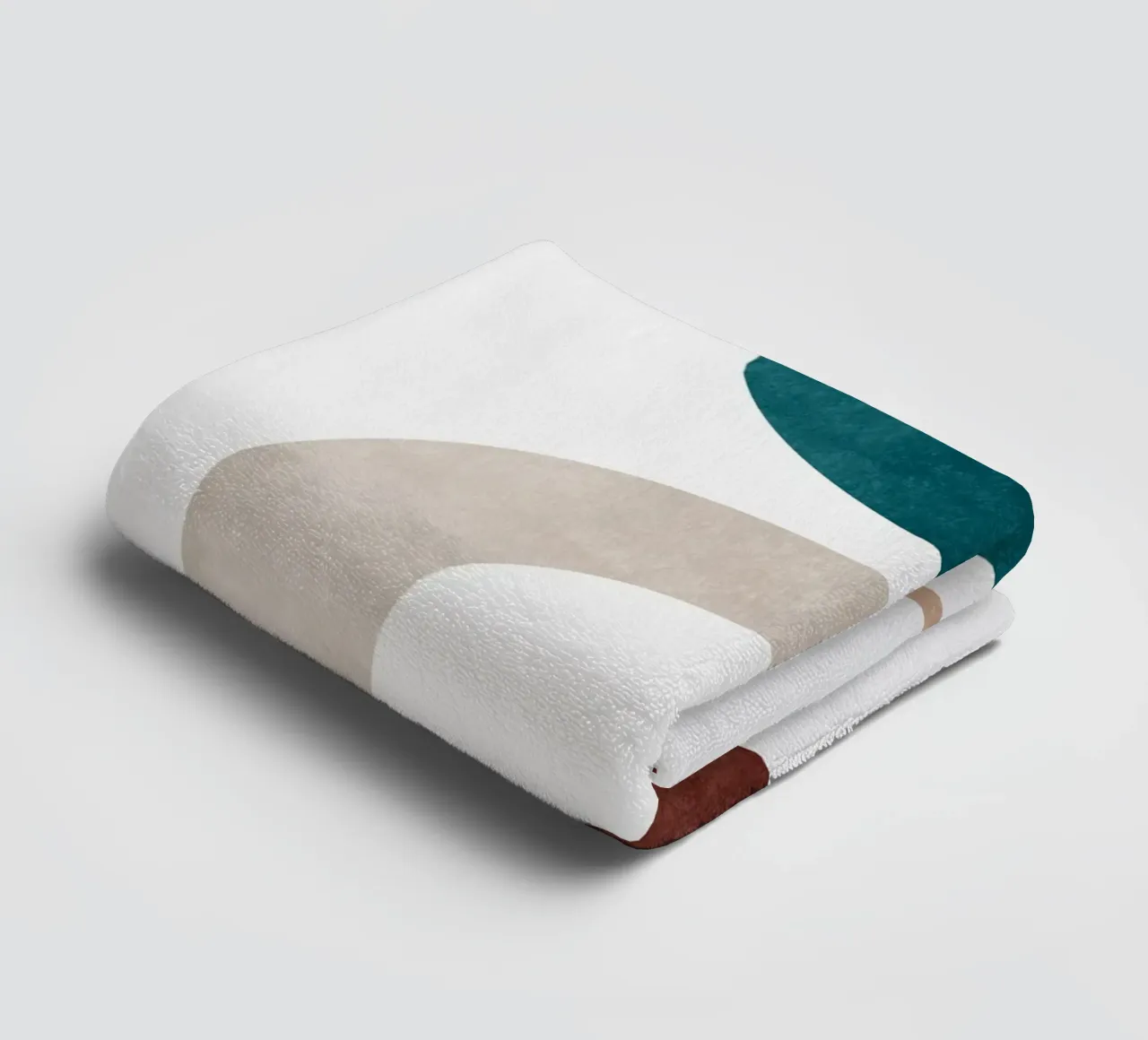 Minimal Abstract Art Print - Geometric Balance towel by kookiepixel