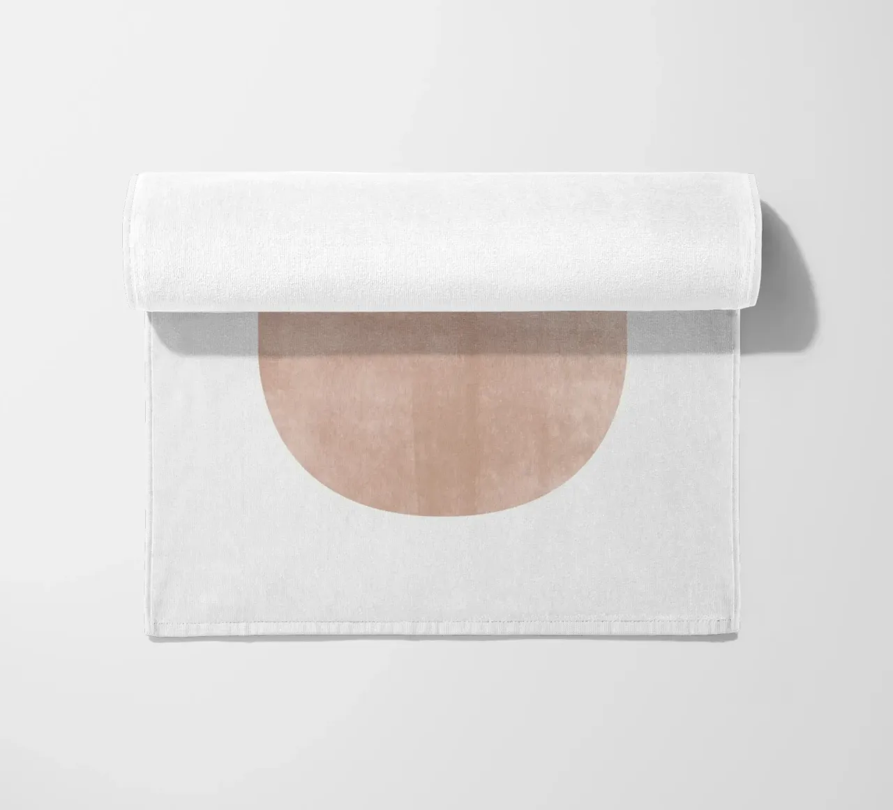 Modern Minimal Art Print - Geometric Lines and Earthy Tones beach towel by kookiepixel