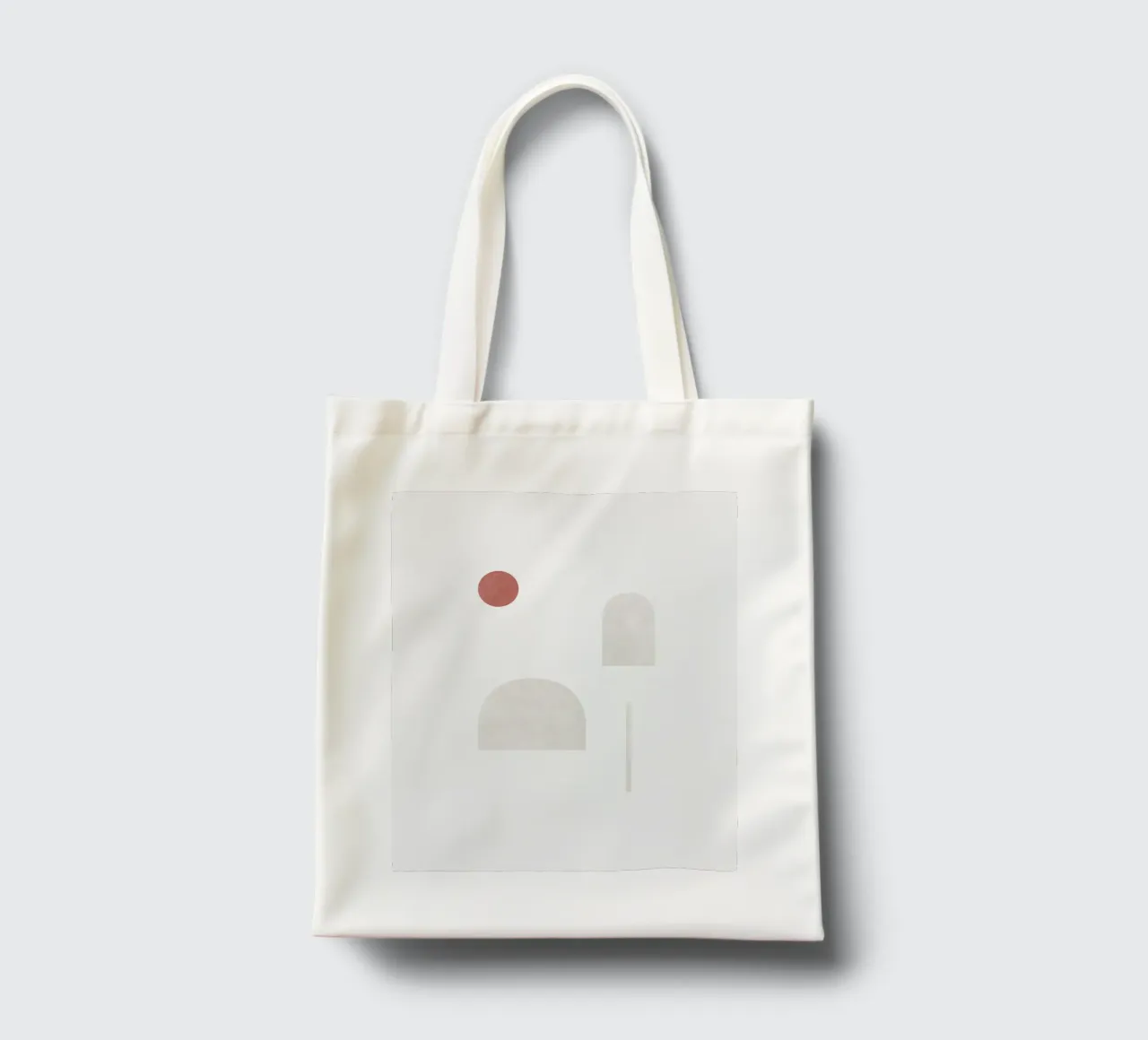 Forme astratte minimali - Sole di terracotta borsa in juta da kookiepixel