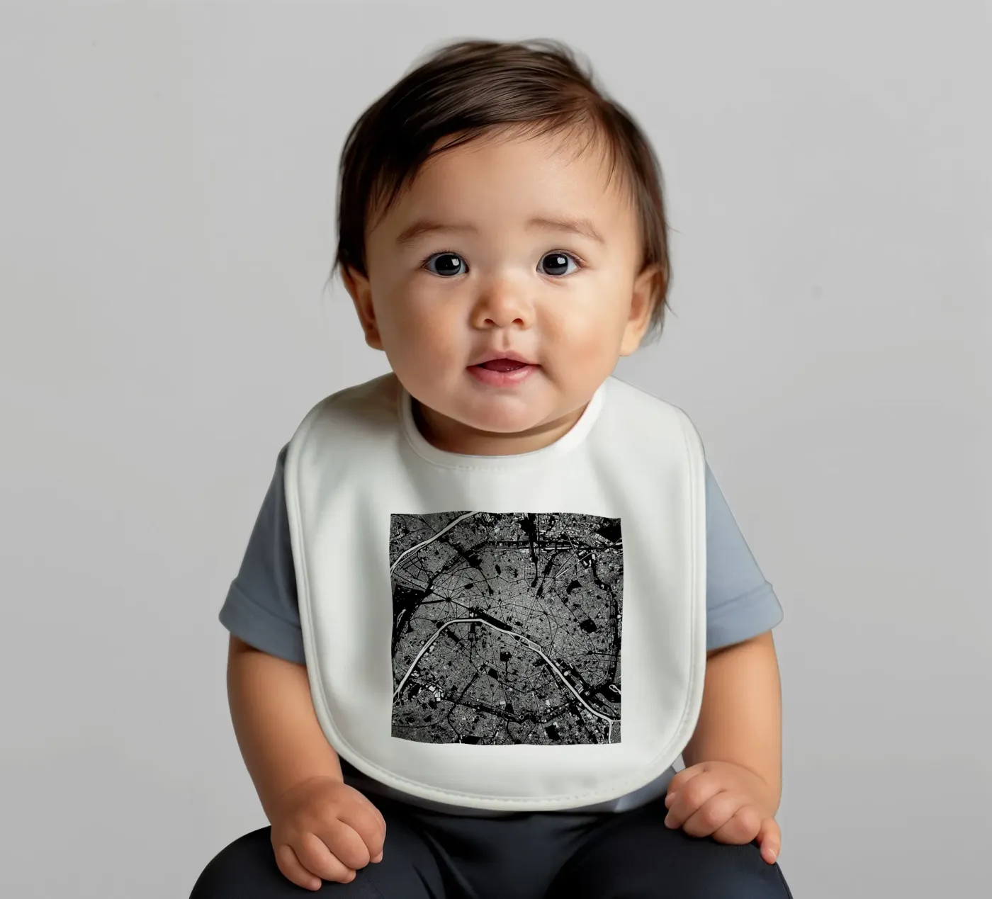 Paris Black bavaglino da Urban Maps