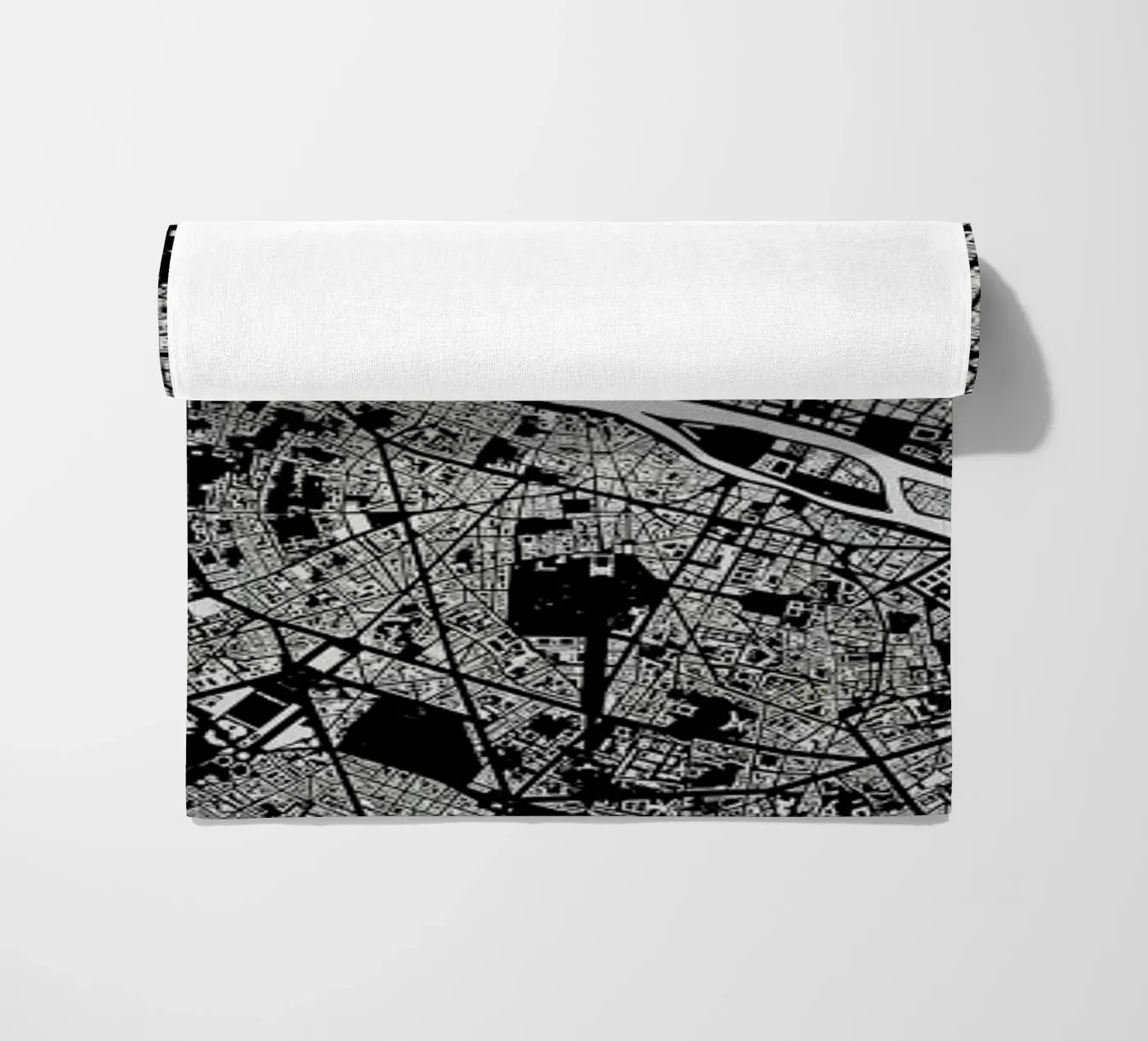 Paris Black telo mare da Urban Maps