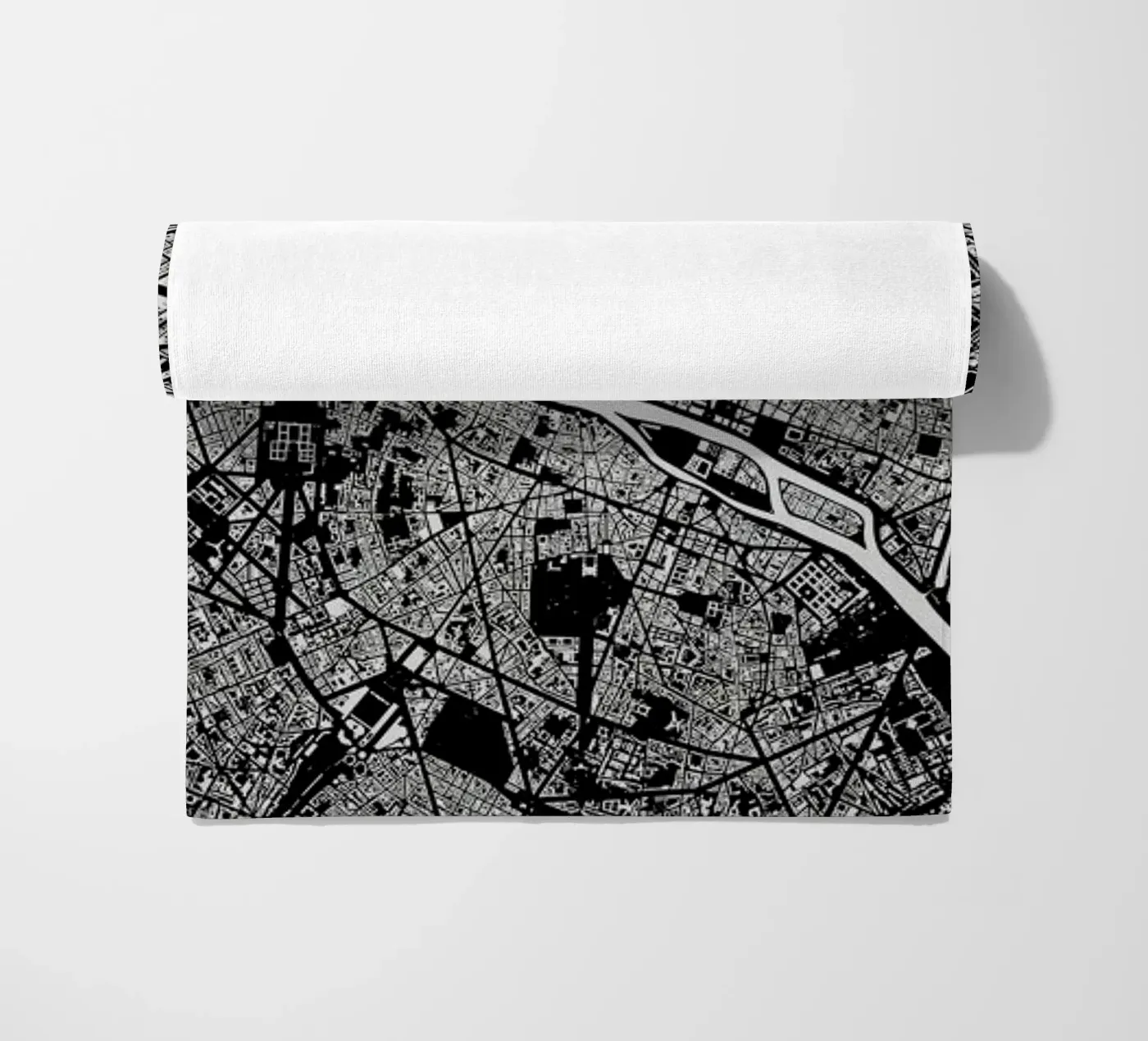 Paris Black telo mare da Urban Maps