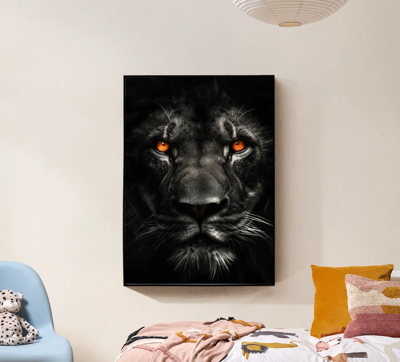 Leone animale d'arte plexiglass da Justyna Jaszke JBJart