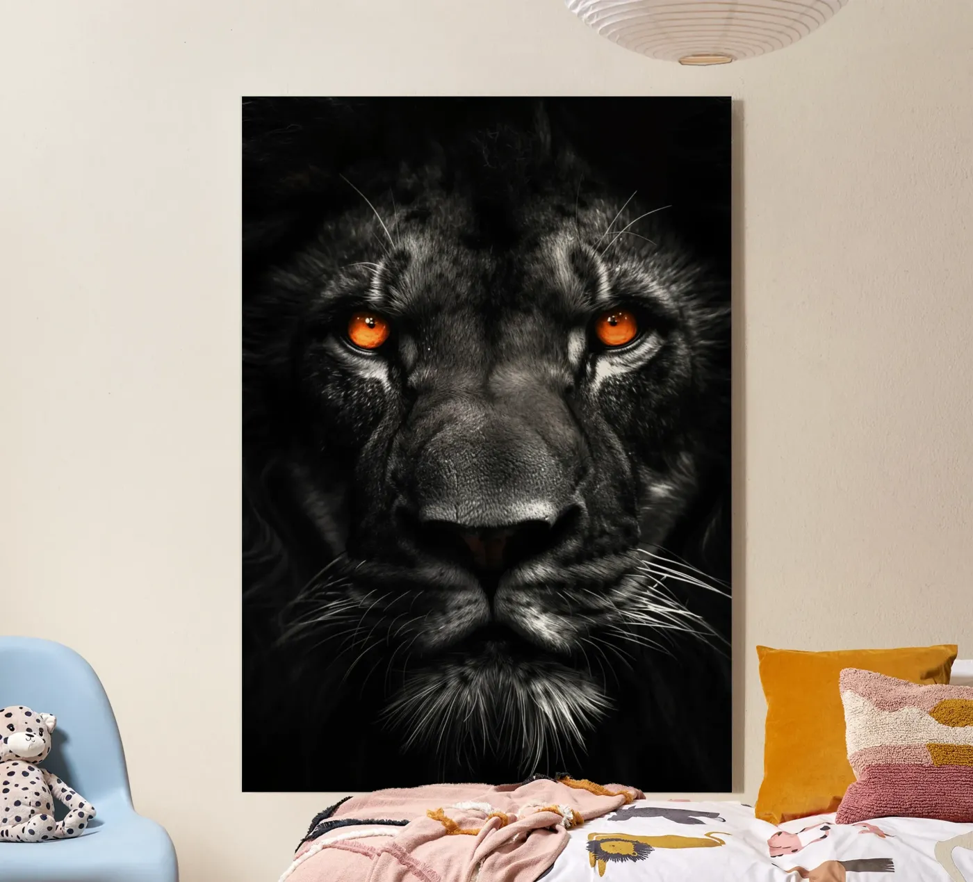 Leone animale d'arte plexiglass da Justyna Jaszke JBJart