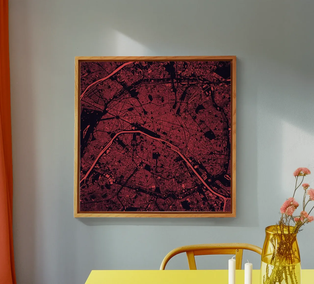 Paris Purple plexiglass da Urban Maps