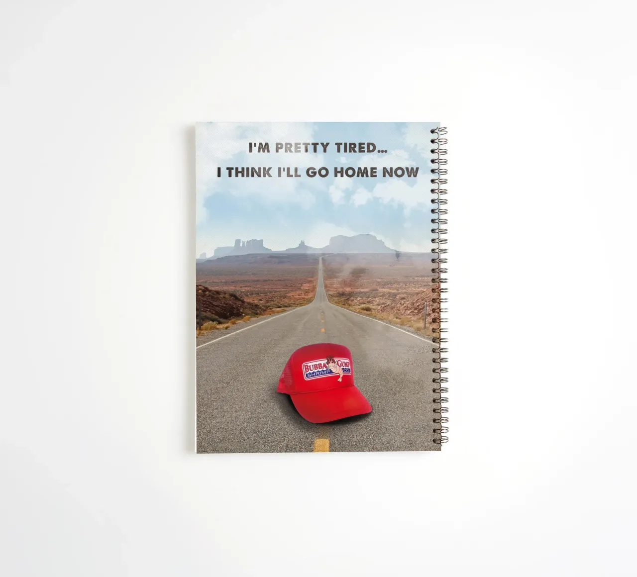 Bubba Gump spiral notebook by 2toastdesign
