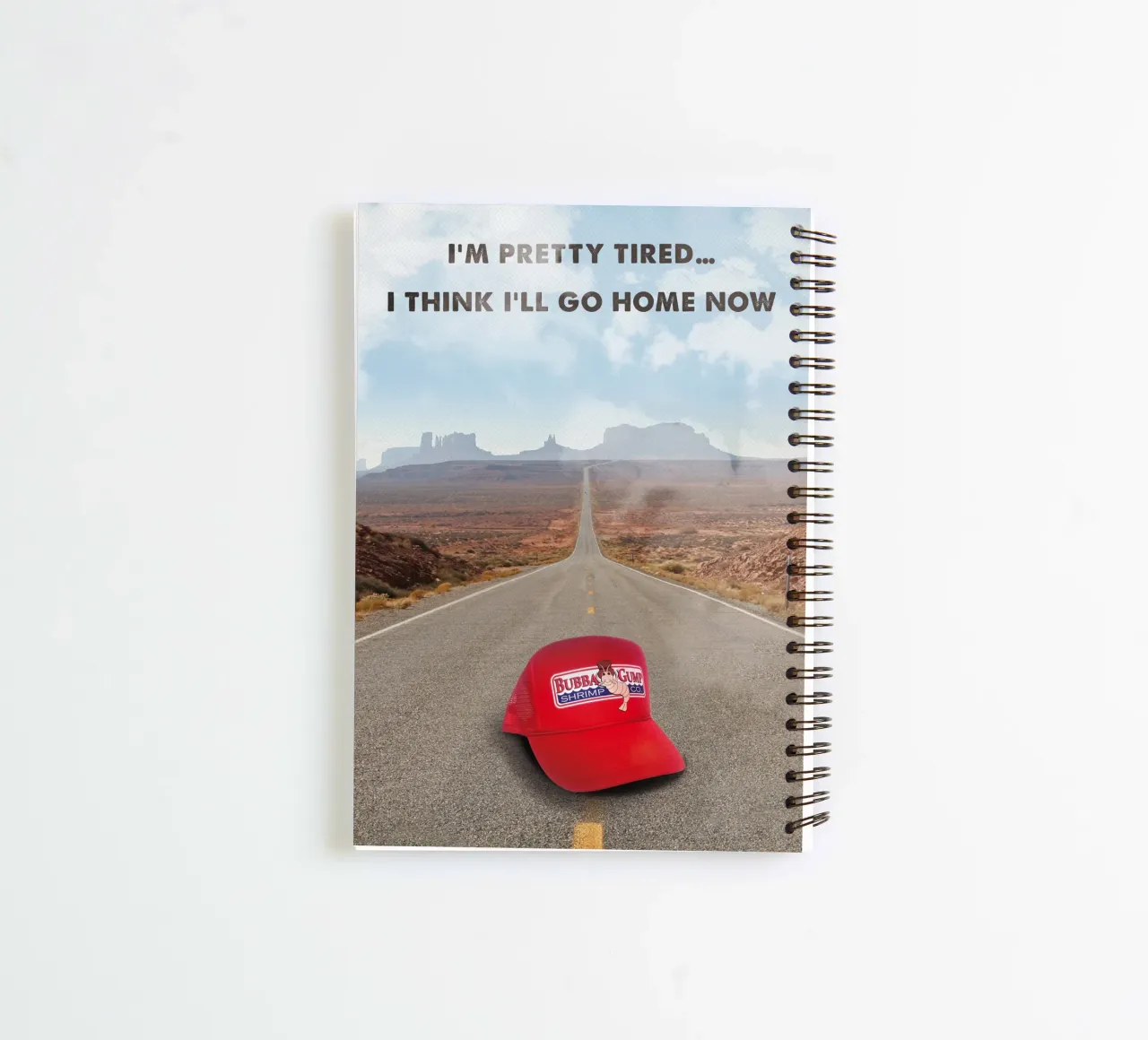 Bubba Gump spiral notebook by 2toastdesign