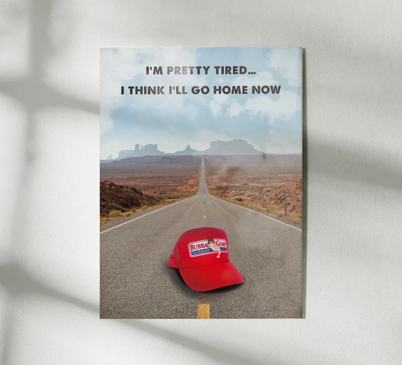 Bubba Gump plexiglas de 2toastdesign