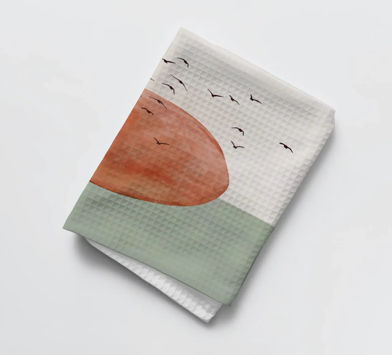 Impression moderne abstraite minimaliste du milieu du siècle torchon de WijdevenPrints