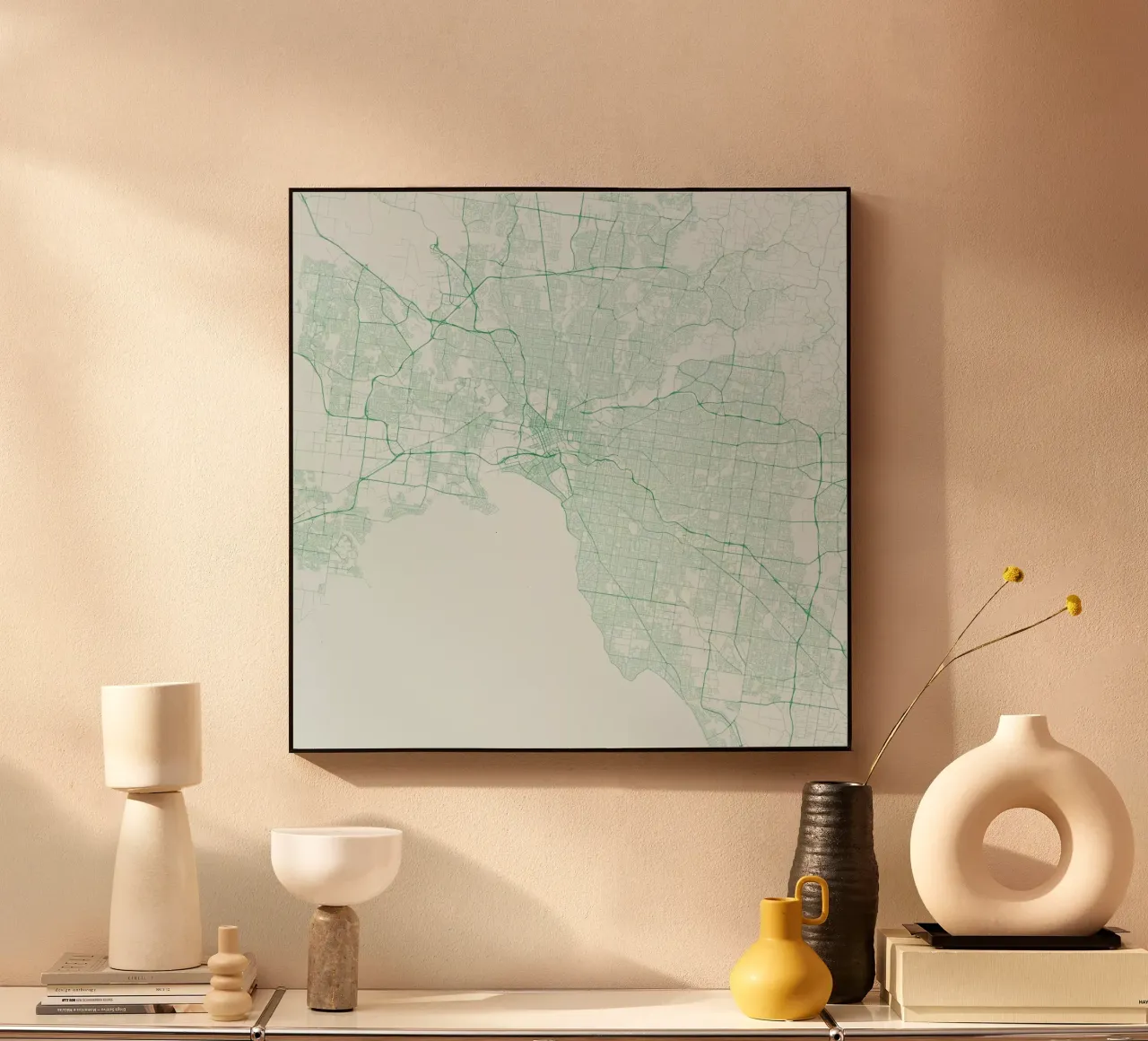 Traffic Melbourne Green plexiglass da Urban Maps