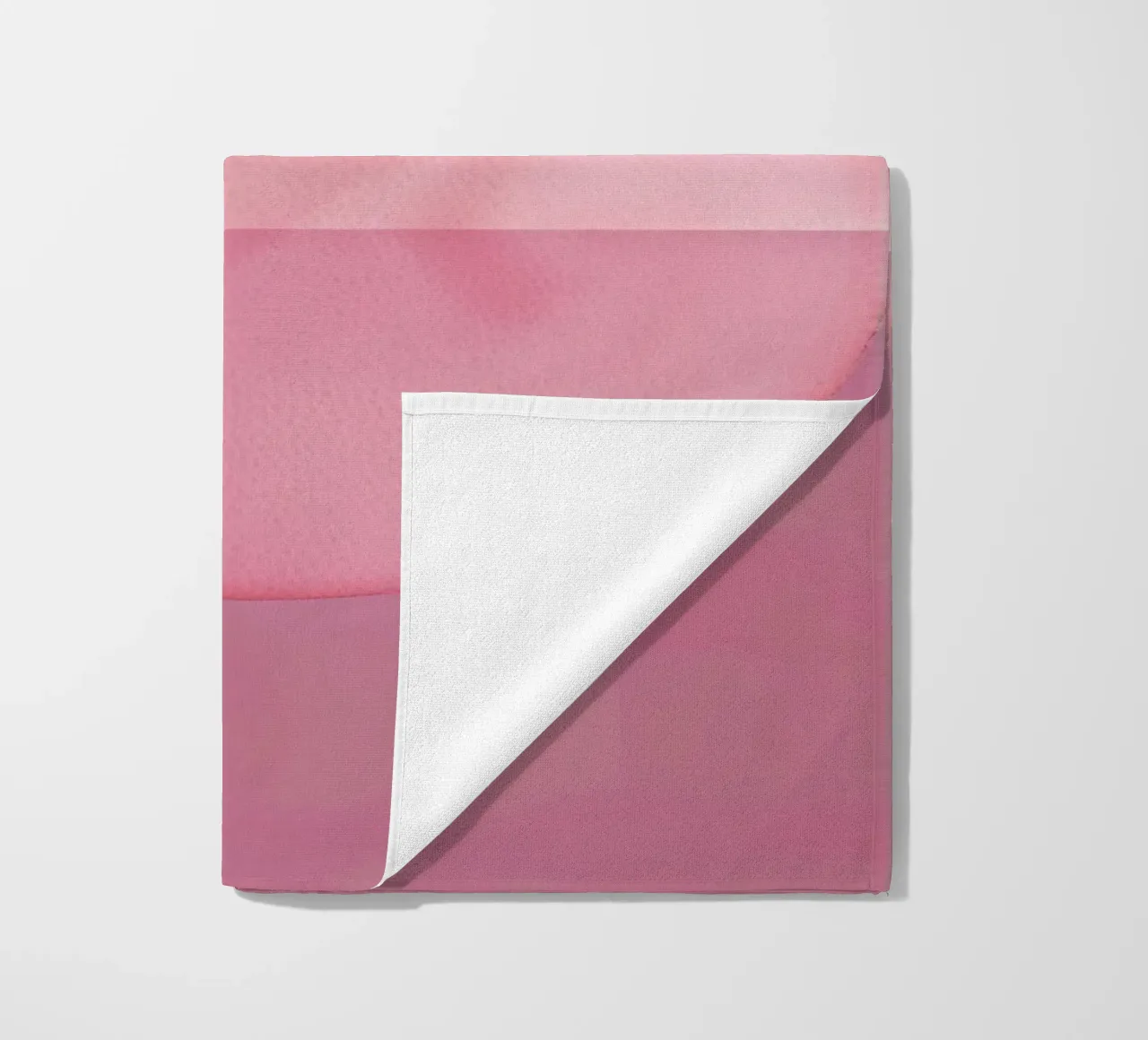 Rosa polveroso, stampa astratta moderna di metà secolo, minimalista, co telo mare da WijdevenPrints