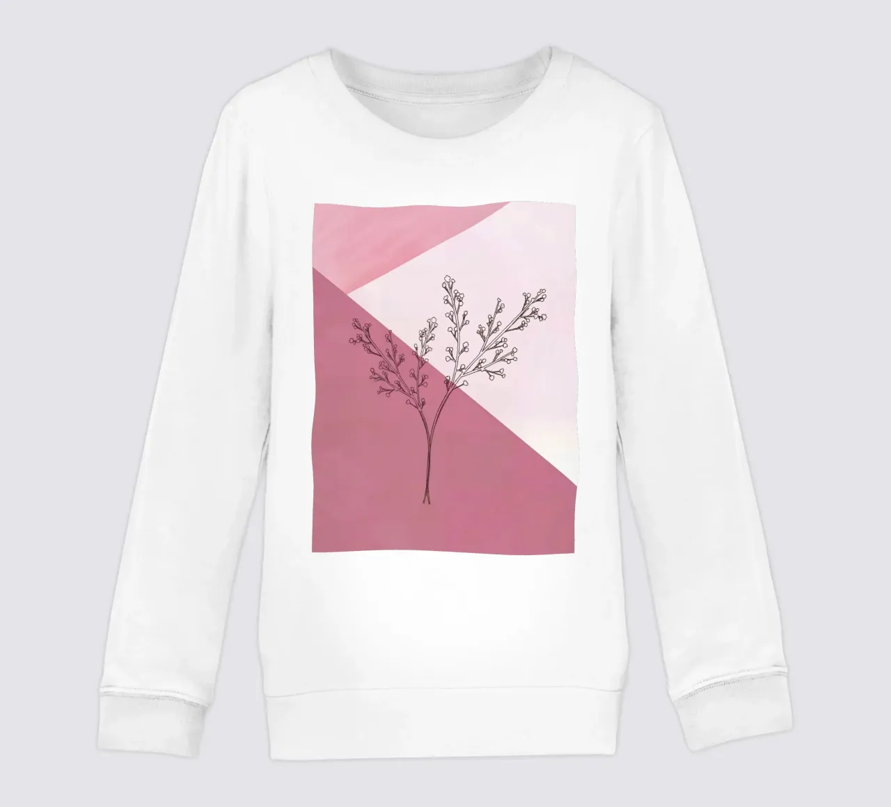 Dusty Pink mid century minimalistic abstract modern print co sudadera para niño de WijdevenPrints