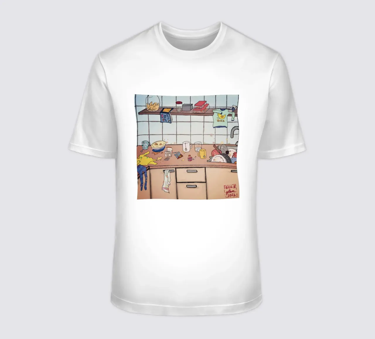 Caos in cucina t-shirt da Beeeplan
