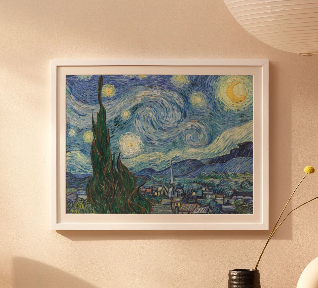 Sternennacht Van Gogh's Traum Poster von Carinaprint