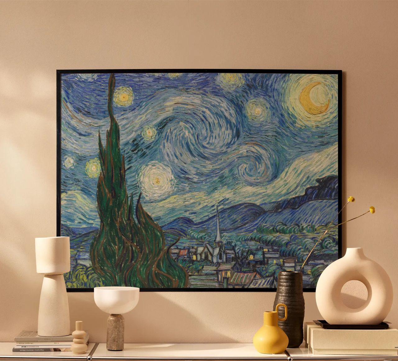 Sternennacht Van Gogh's Traum Poster von Carinaprint