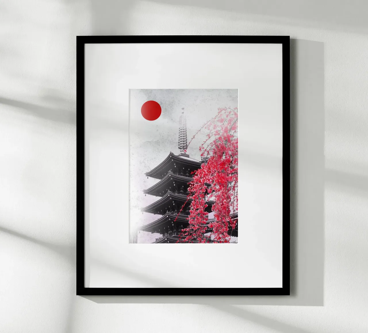 Pagode Temple du Japon hahnemühle de arizrab