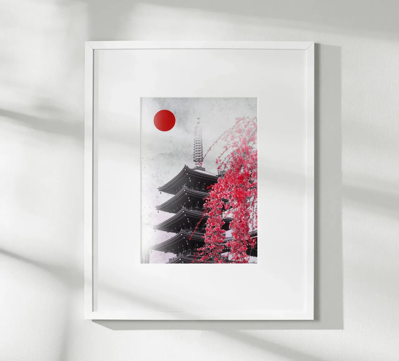 Pagode Temple du Japon hahnemühle de arizrab