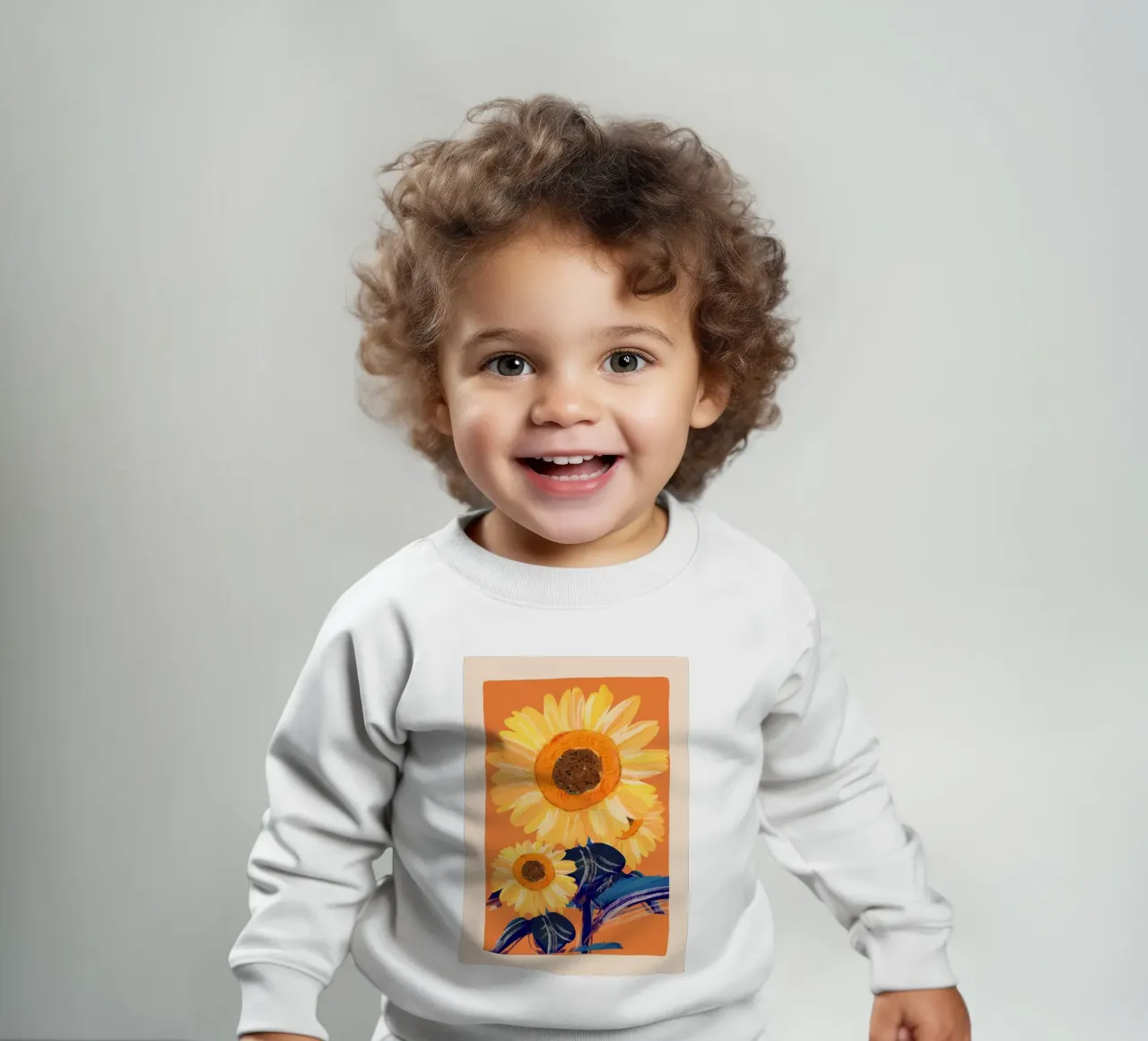 girasoli felpa neonato da ThingDesign