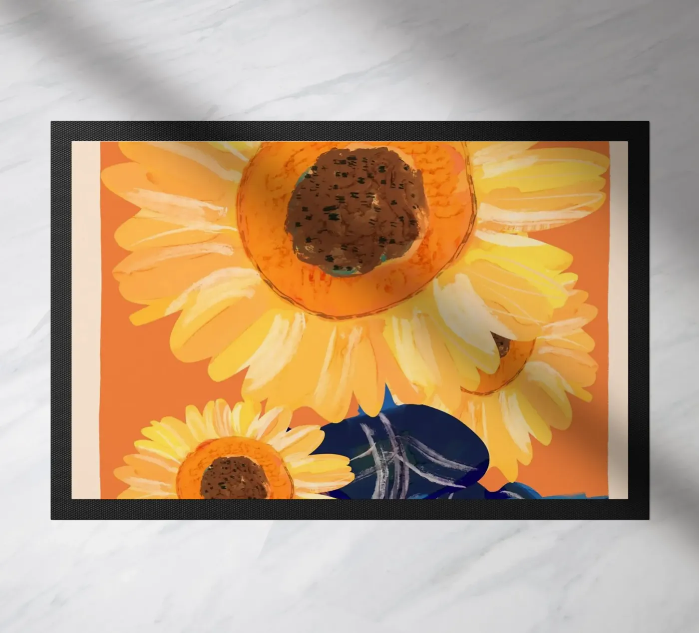 sunflowers doormat by ThingDesign