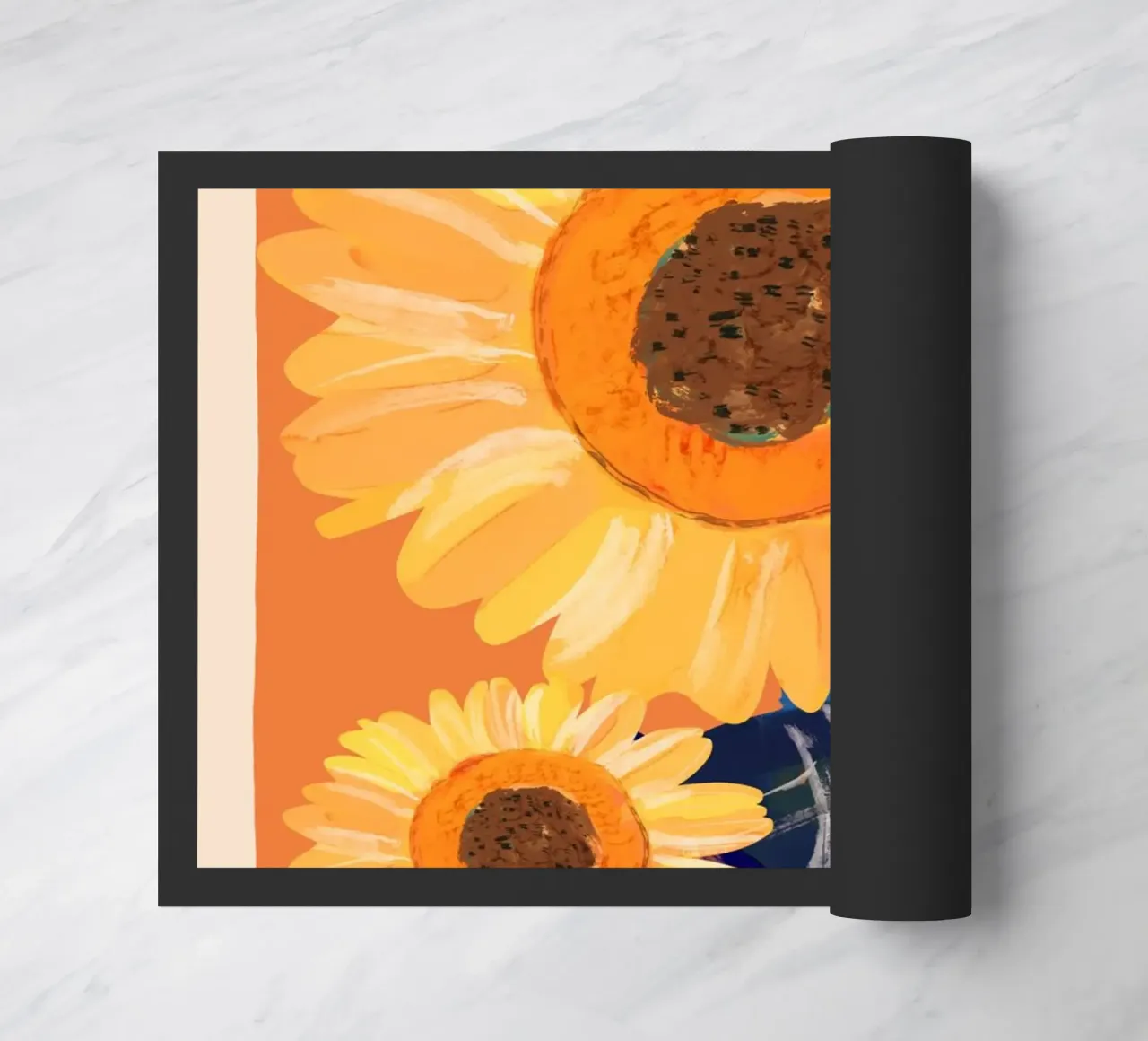 sunflowers doormat by ThingDesign