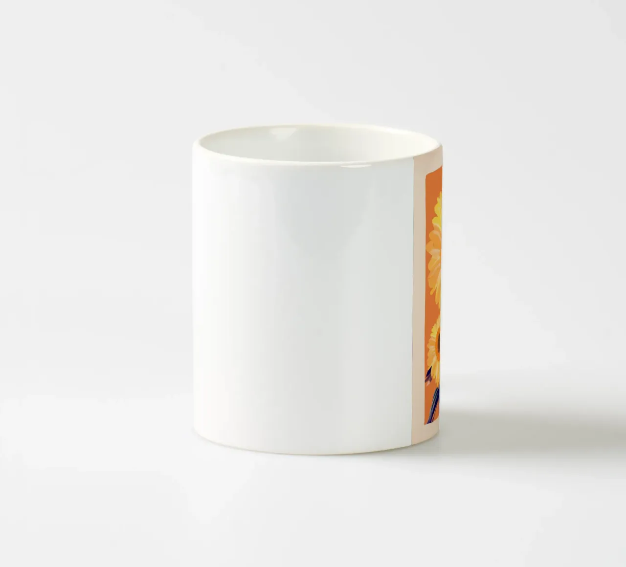 girasoli tazza in ceramica da ThingDesign