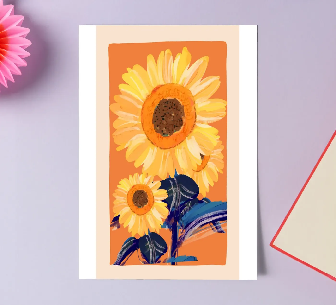 sunflowers sticker sheet by ThingDesign