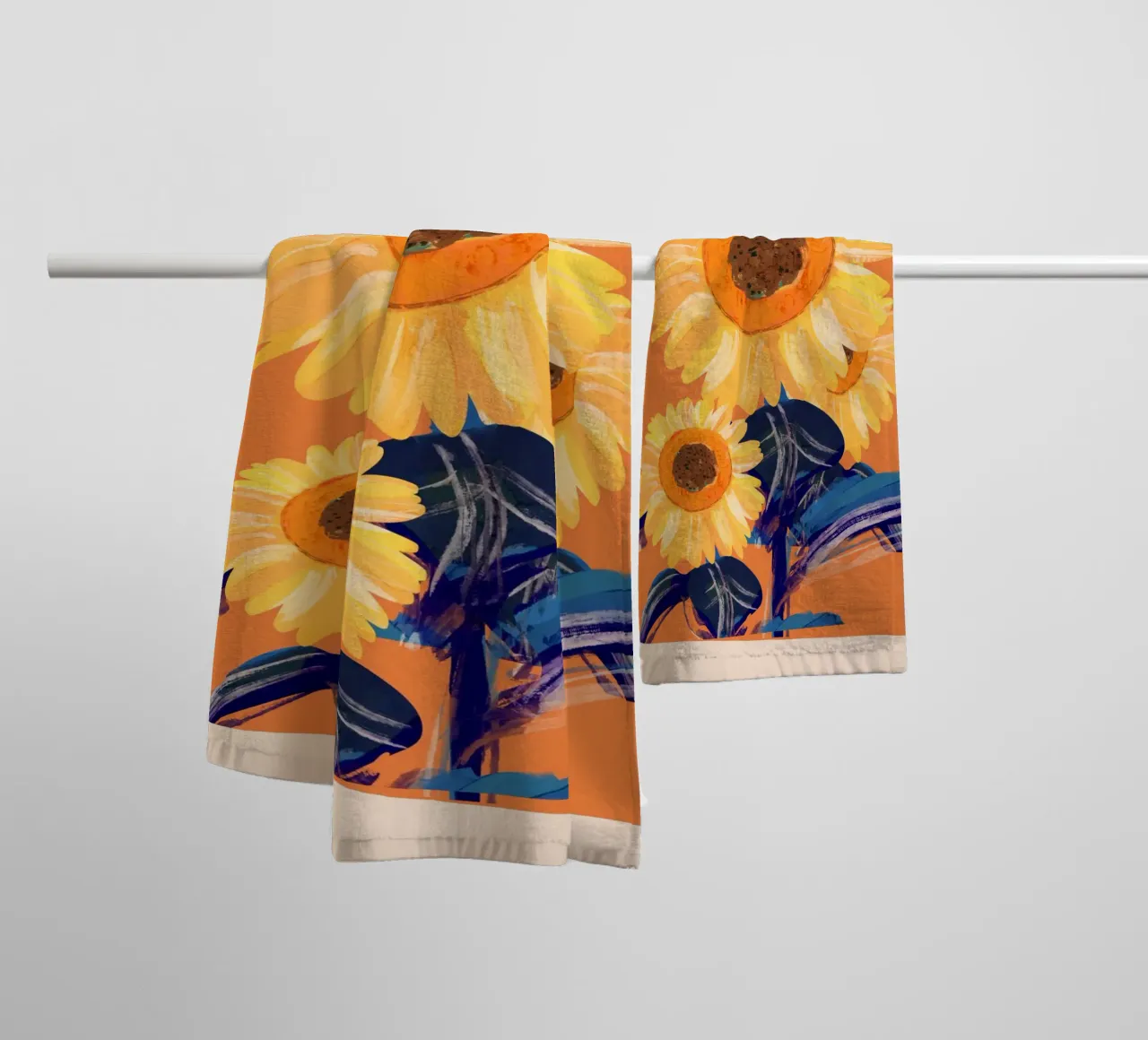 sunflowers towel by ThingDesign