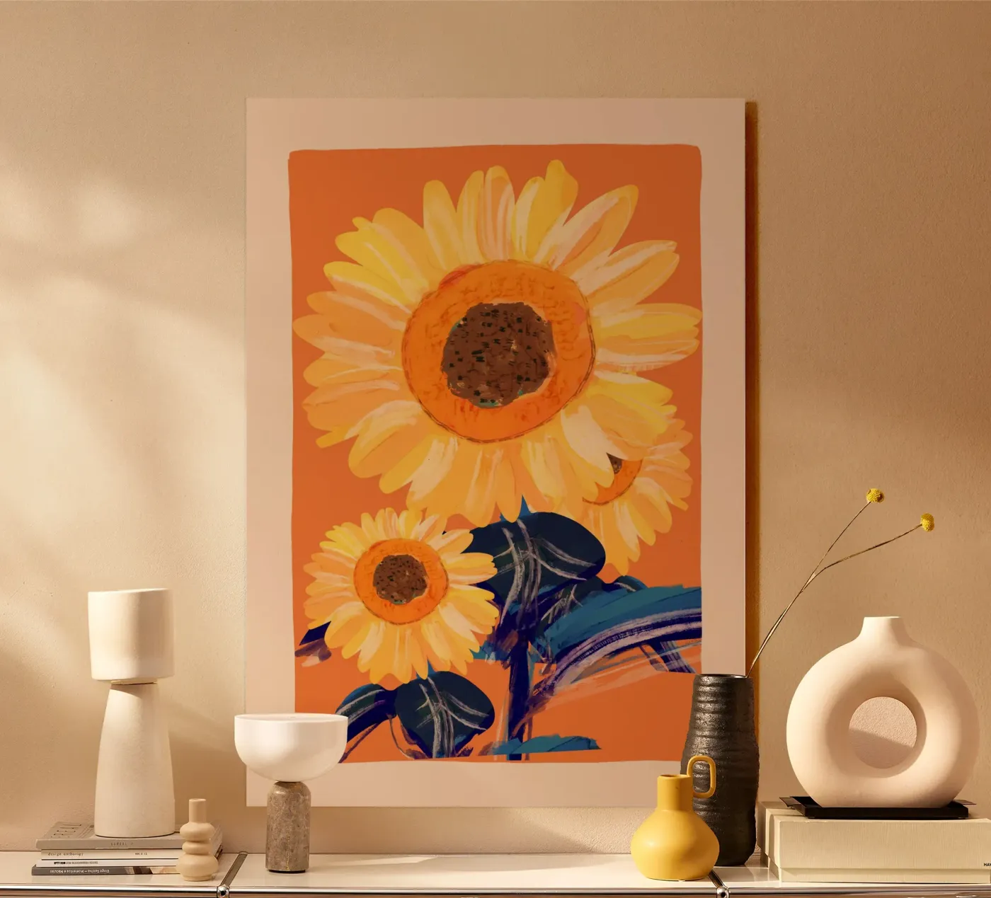sunflowers plexiglas de ThingDesign