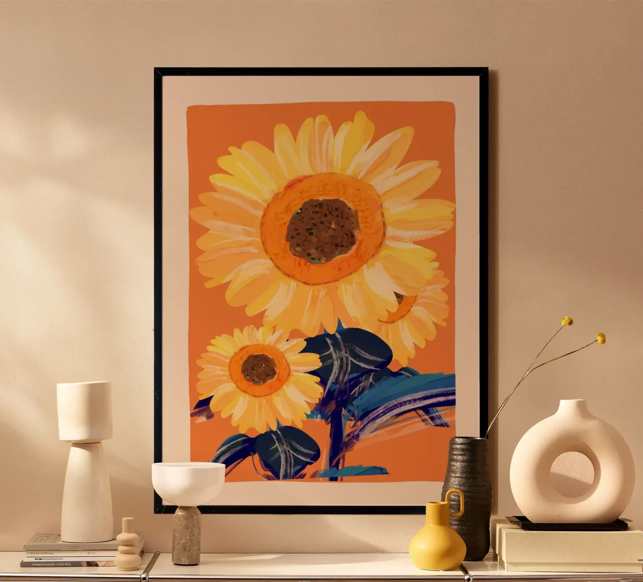 sunflowers poster by ThingDesign