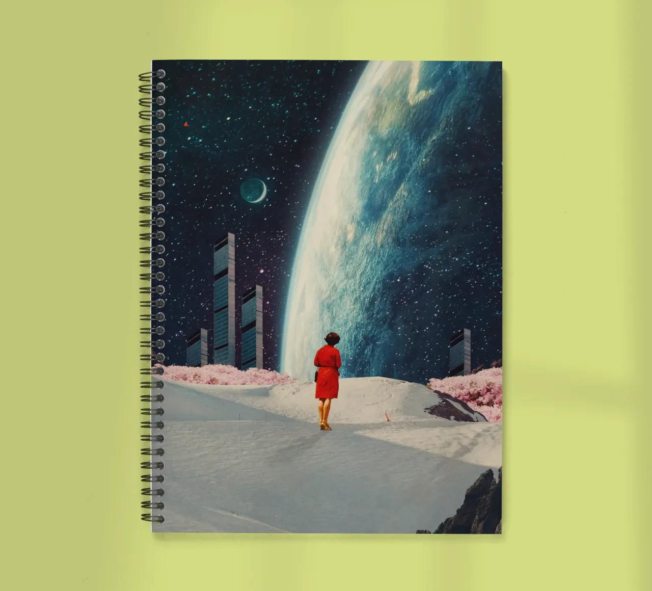 Looking forward to hearing from You spiral notebook by Frank Moth