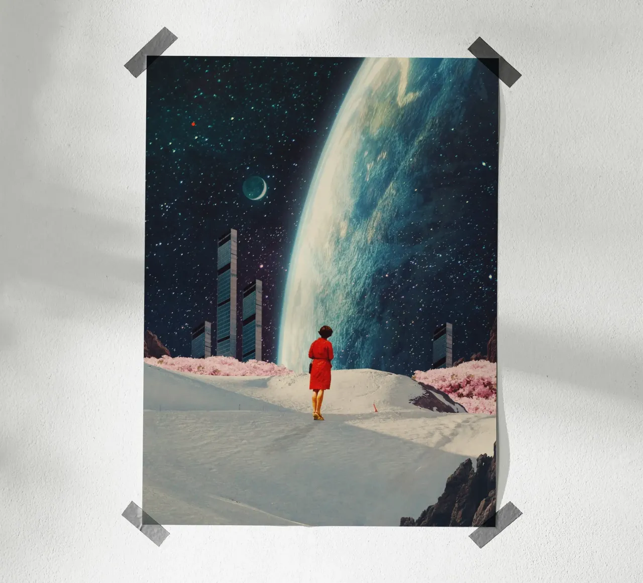 Looking forward to hearing from You poster con telaio in legno da Frank Moth