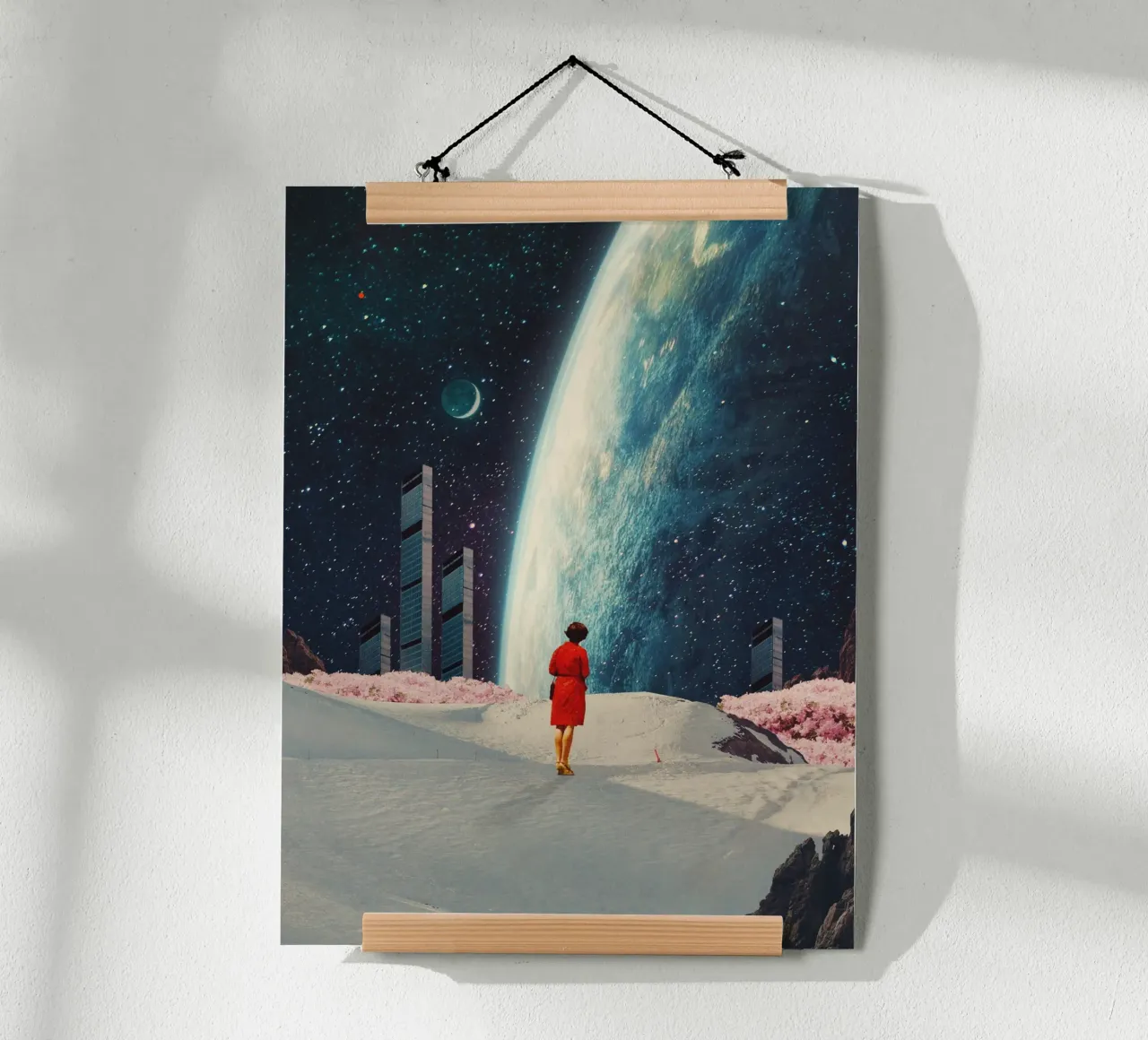 Looking forward to hearing from You poster con telaio in legno da Frank Moth