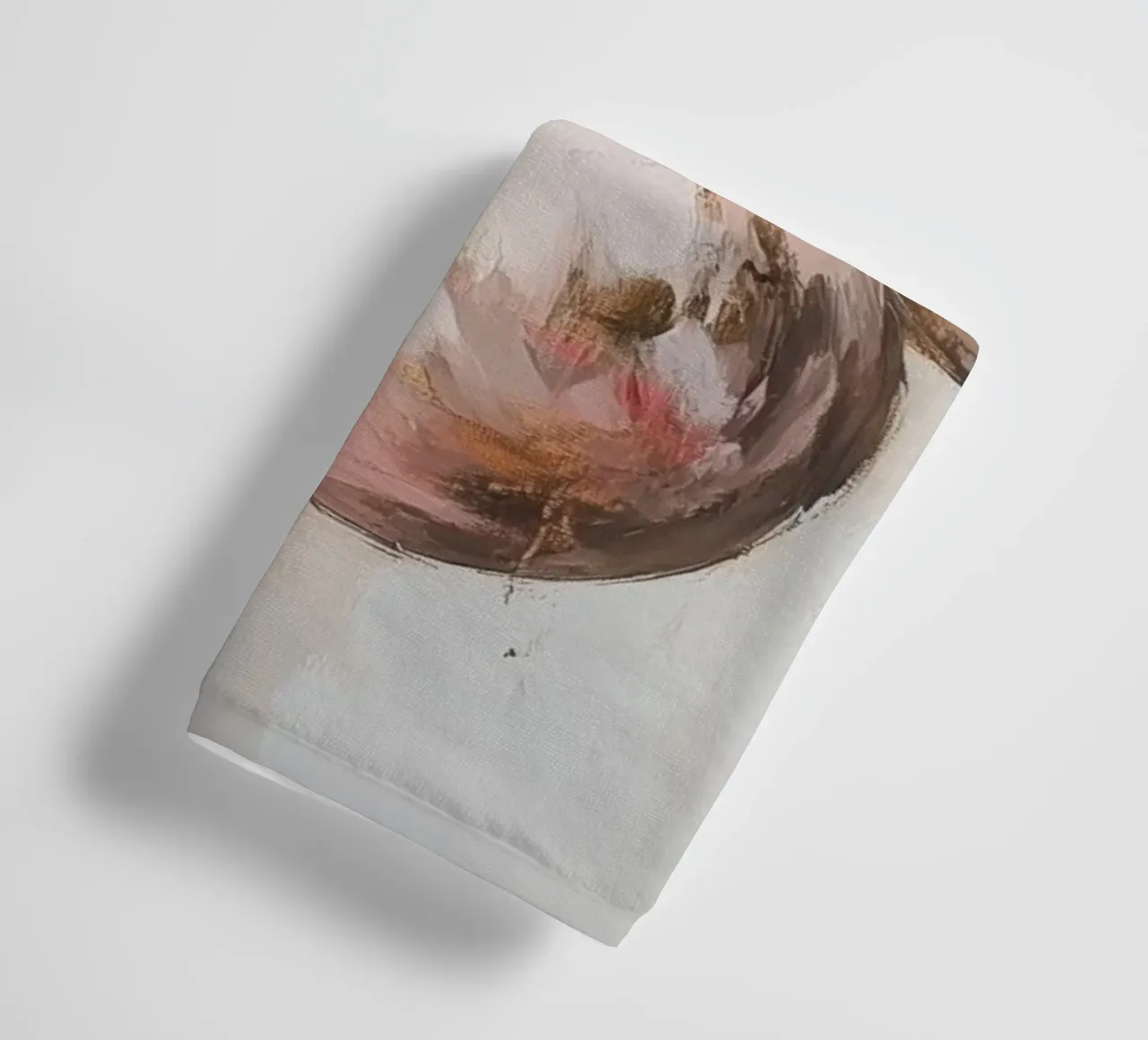 Ornamenti natalizi rosa e oro asciugamano da bagno da Melloi Art Print