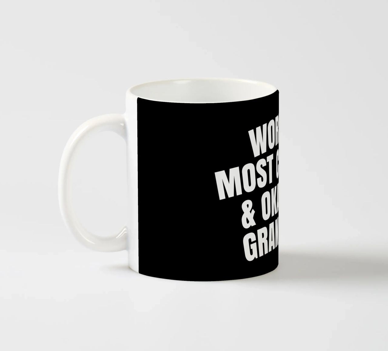 World's most coolest and okayest grandma tazza in ceramica da happieeagle