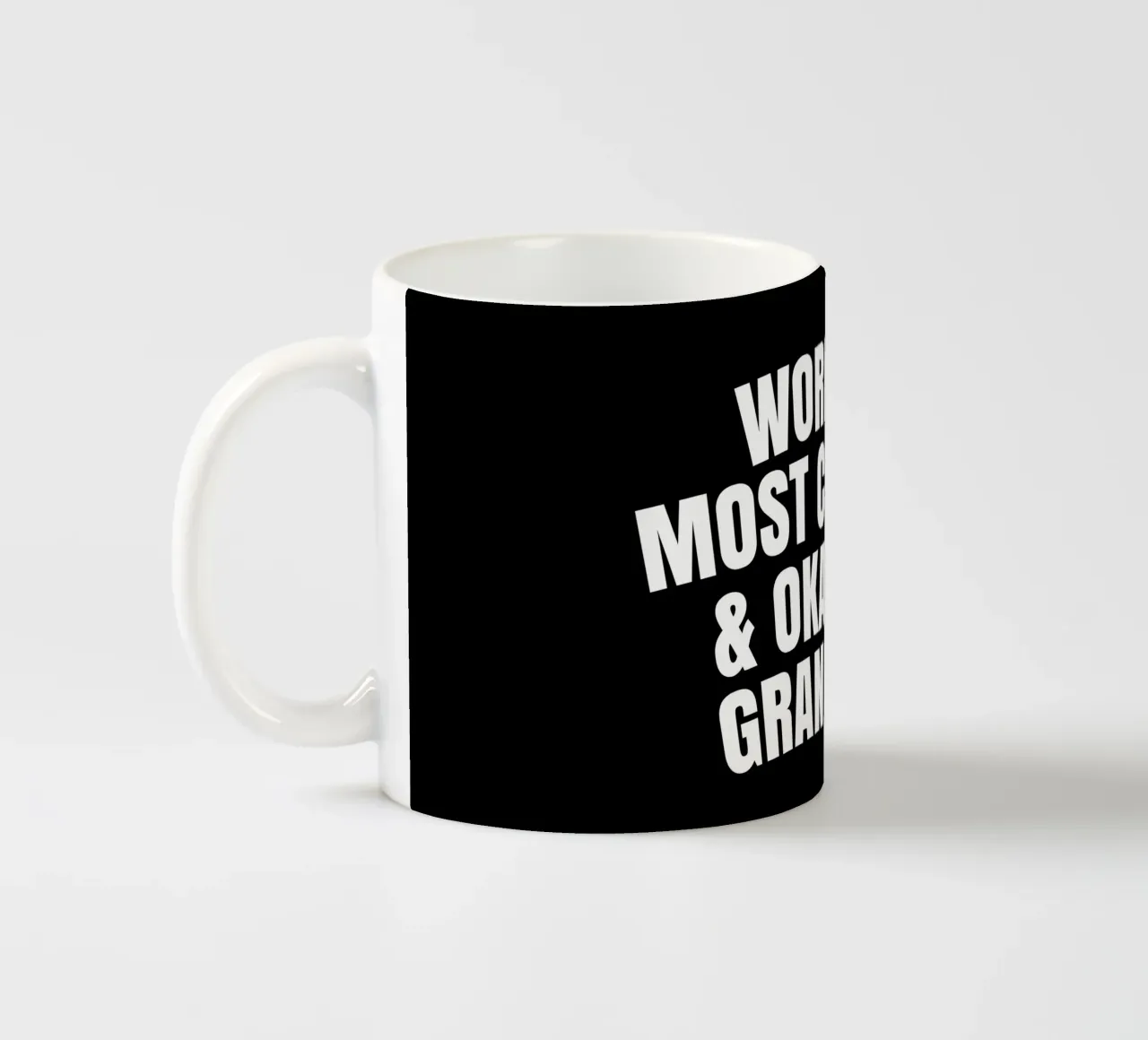 World's most coolest and okayest grandma ceramic mug by happieeagle