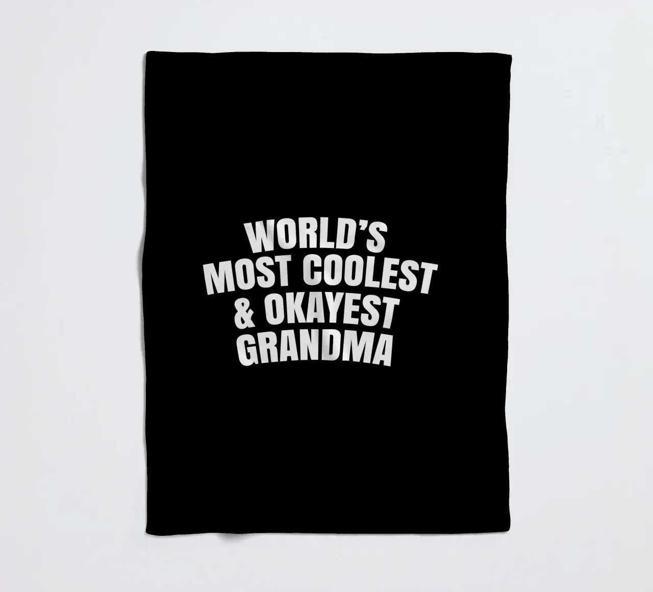World's most coolest and okayest grandma manta de franela de happieeagle