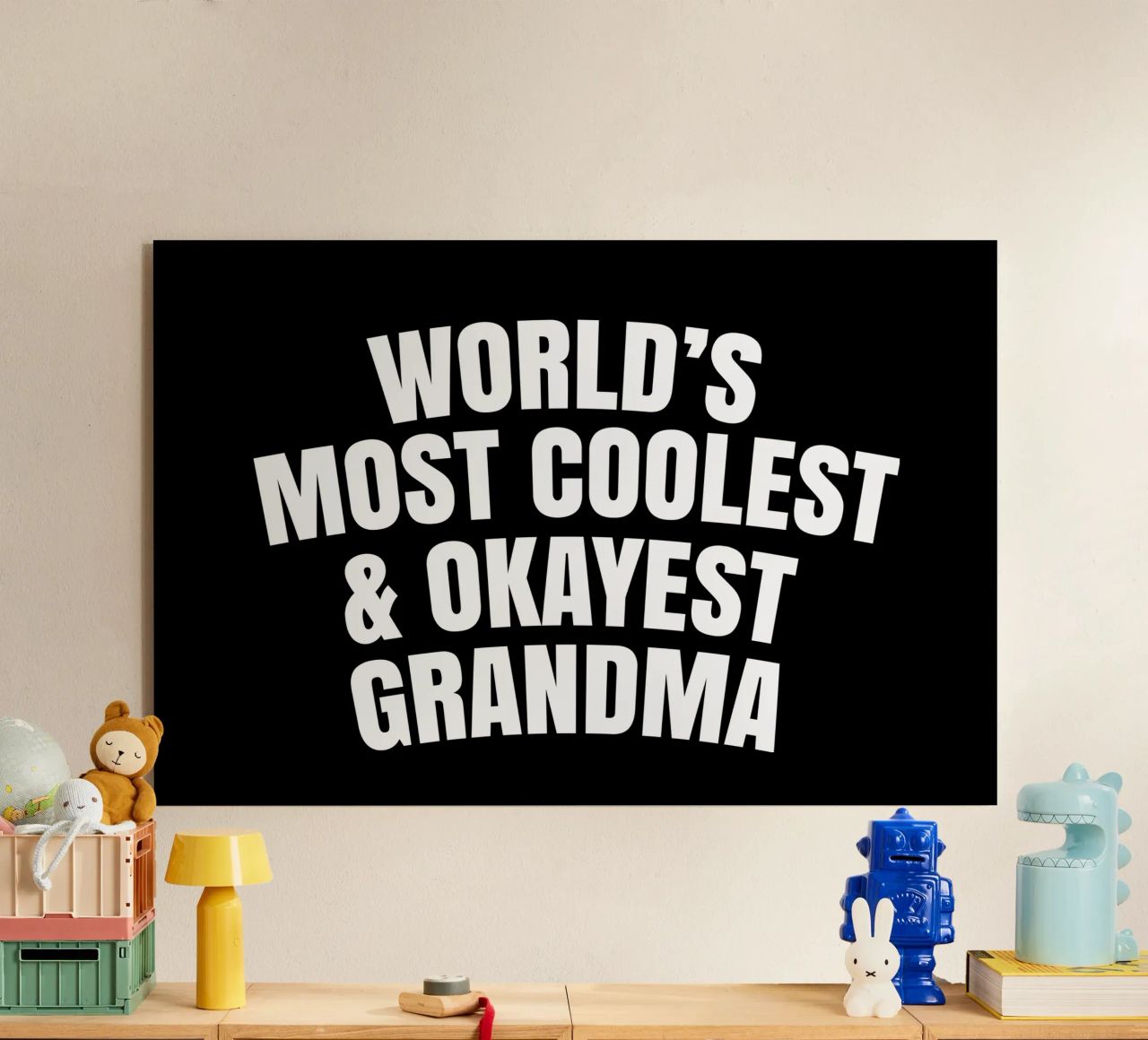 World's most coolest and okayest grandma plexiglass da happieeagle