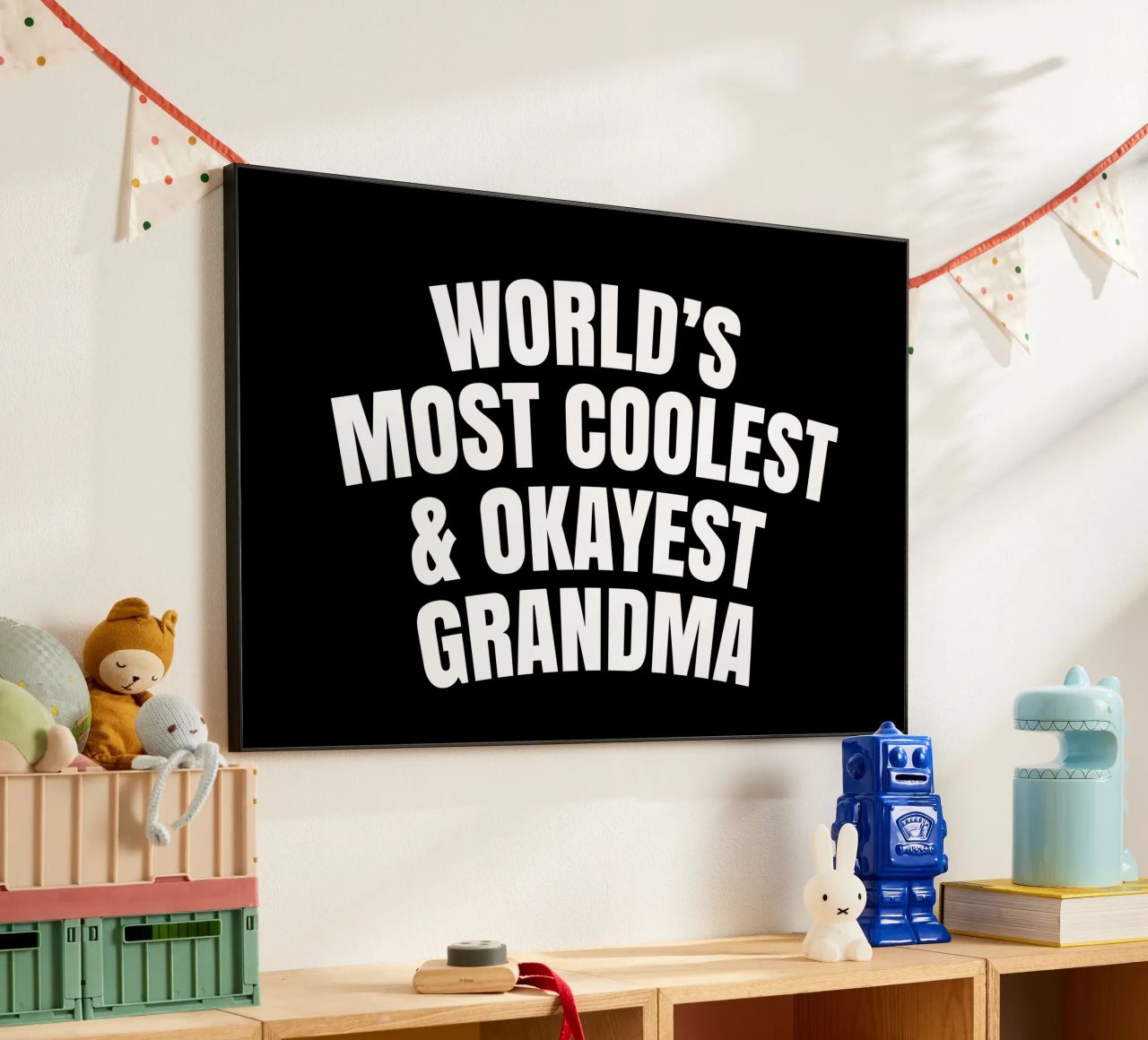 World's most coolest and okayest grandma alluminio dibond da happieeagle