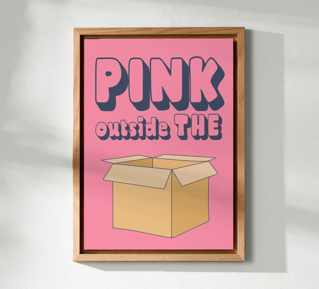 Pink Outside alluminio dibond da WORD & WONDER