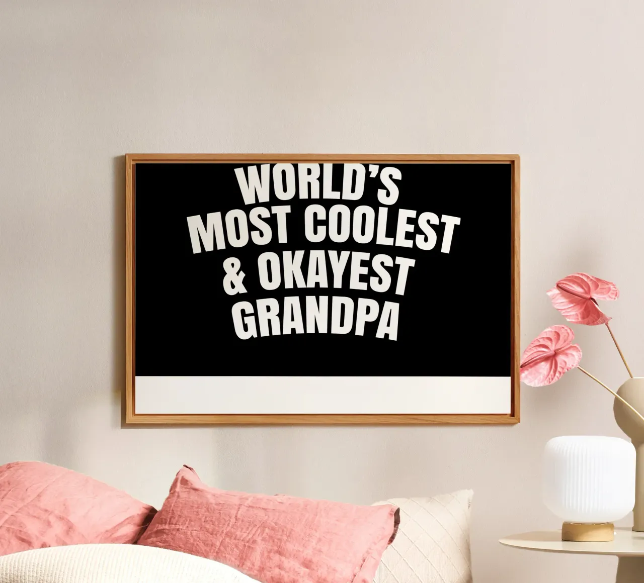 World's most coolest and okayest grandpa alluminio dibond da happieeagle