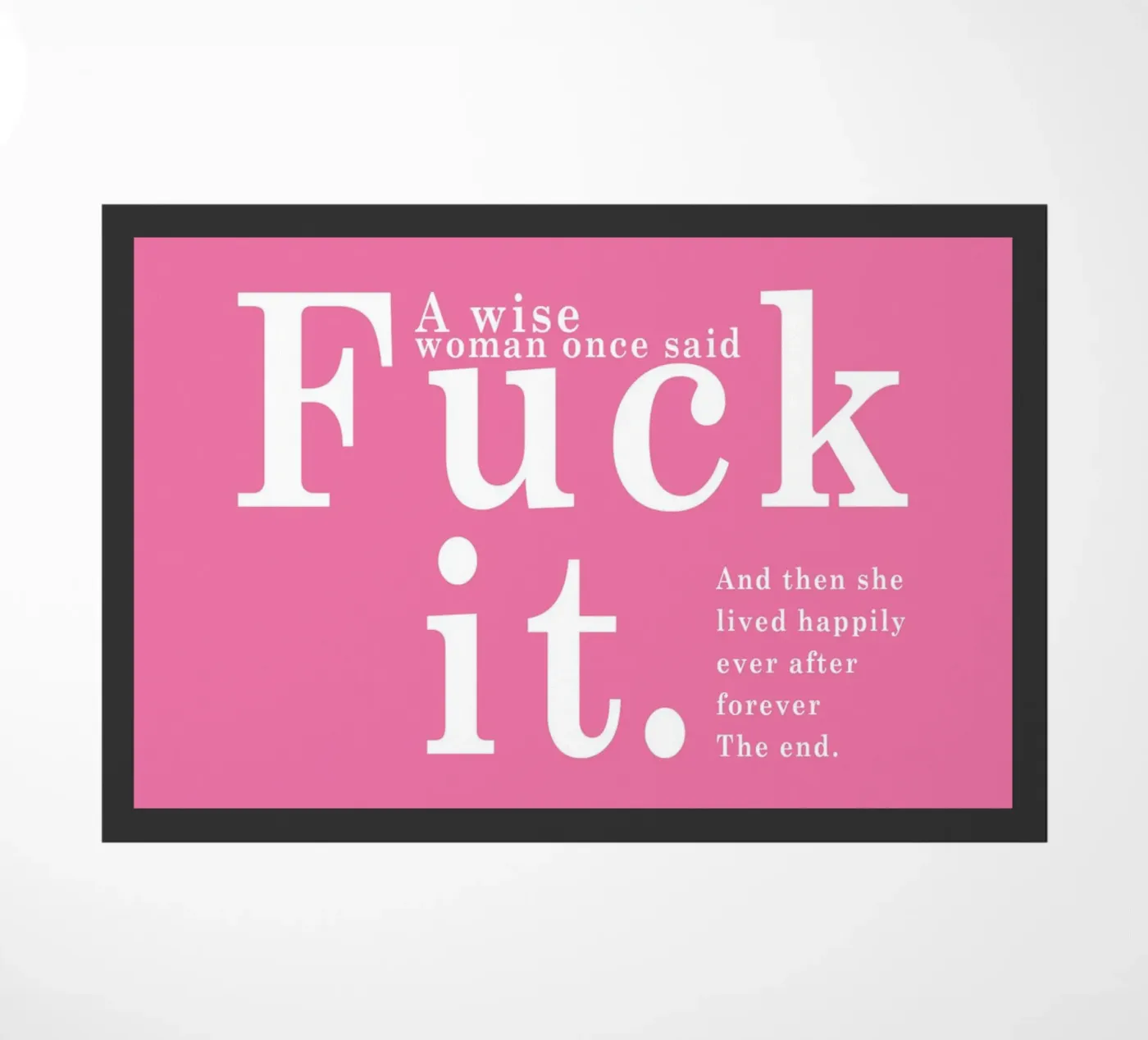 Fuck it zerbino da WORD & WONDER