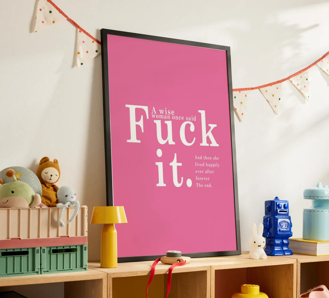 Fuck it Poster von WORD & WONDER