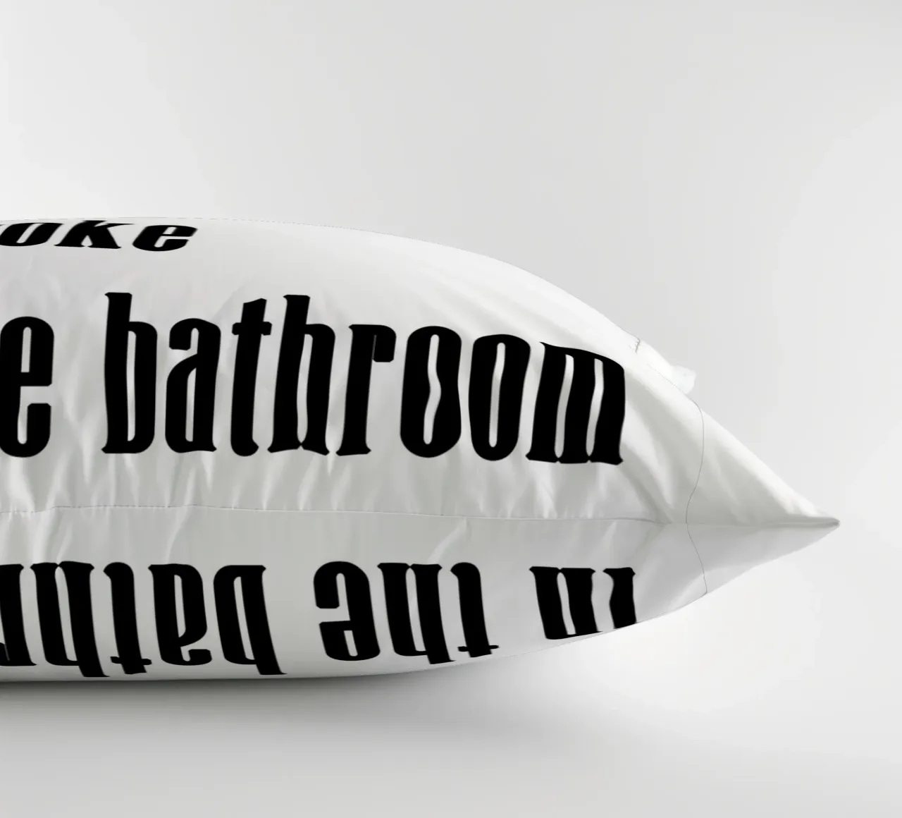 Please don't do coke in the bathroom cuscino da WORD & WONDER
