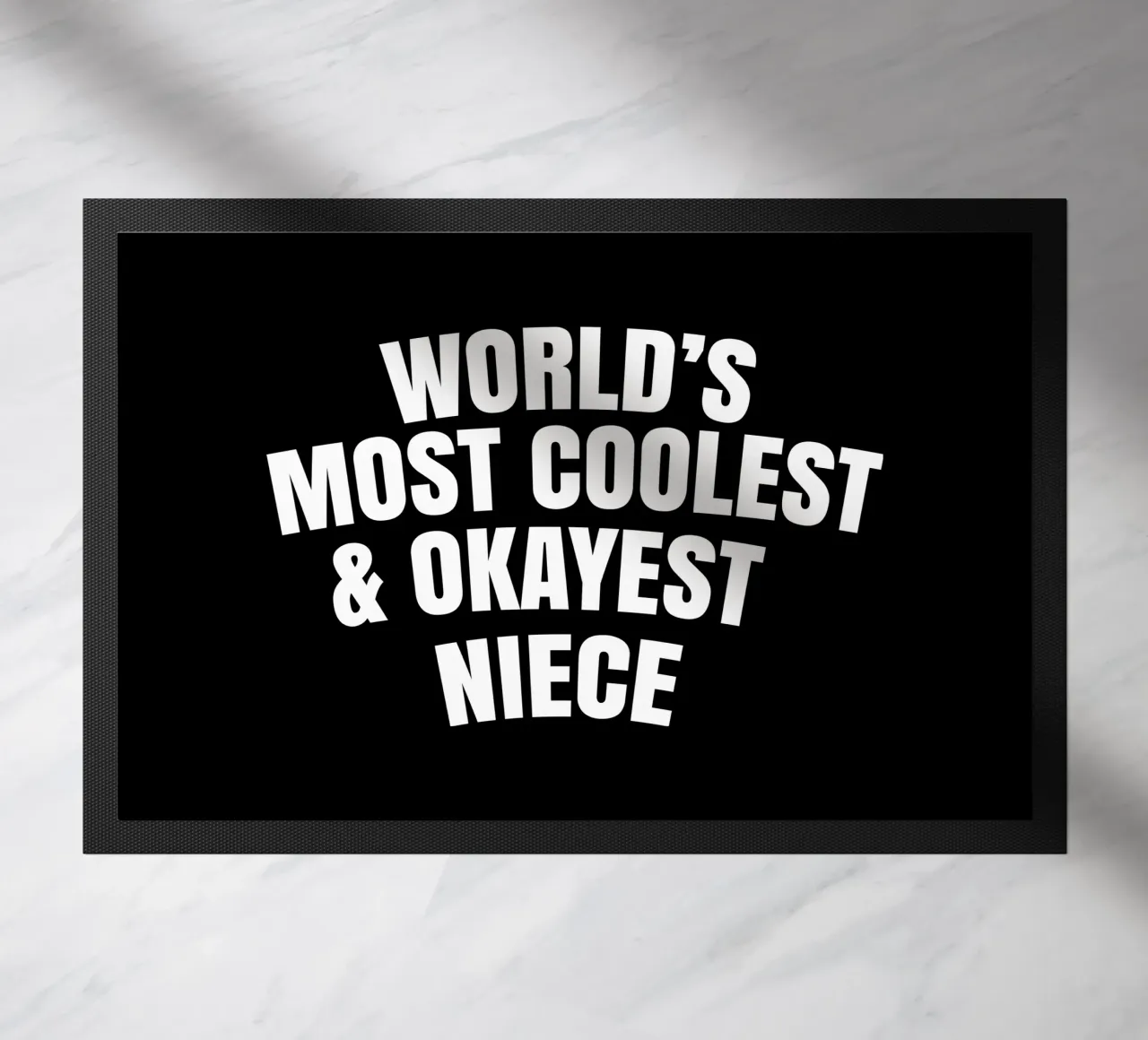 World's most coolest and okayest niece doormat by happieeagle