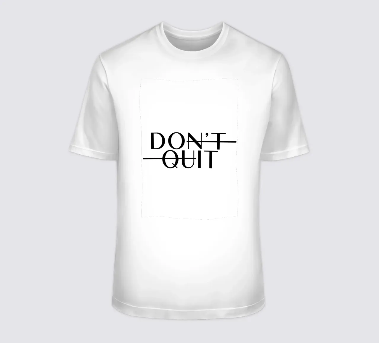 Dont Quit t-shirt da WORD & WONDER