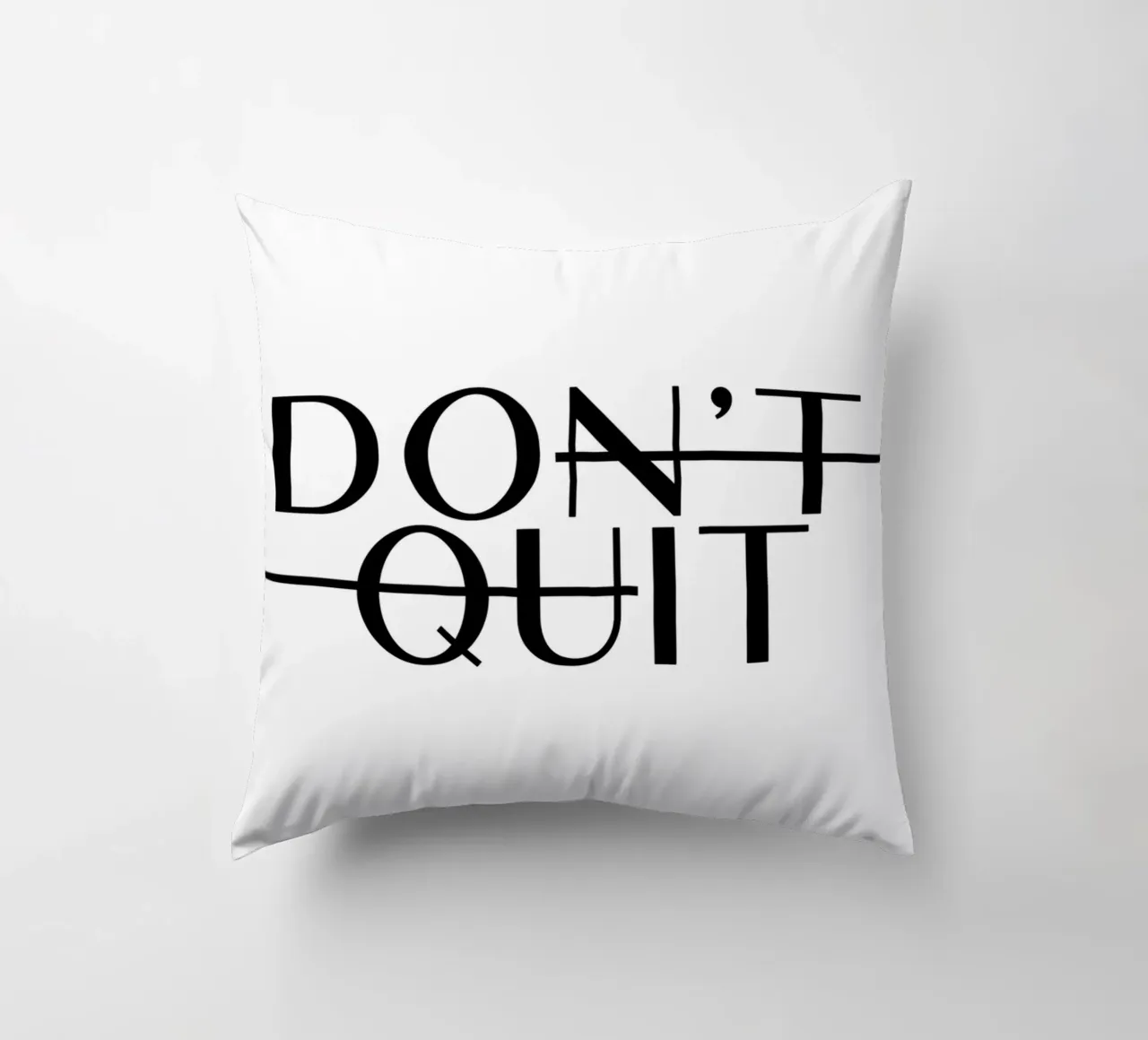 Dont Quit cuscino da WORD & WONDER
