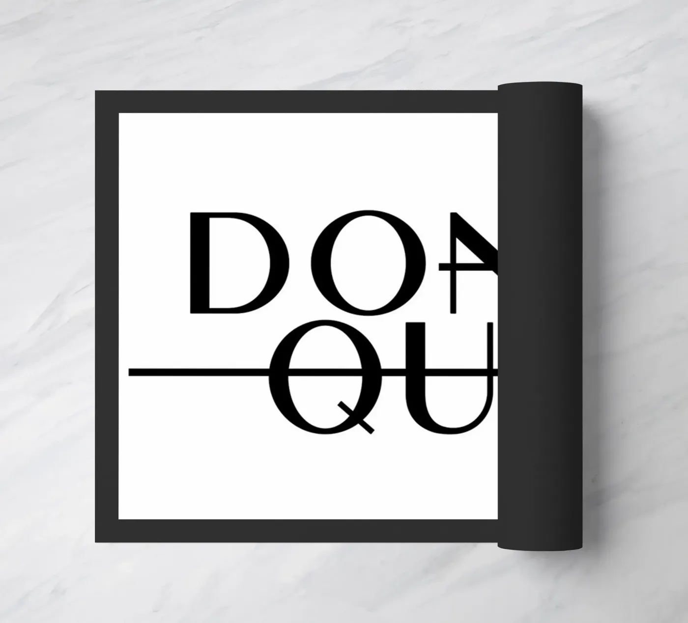 Dont Quit deurmat van WORD & WONDER