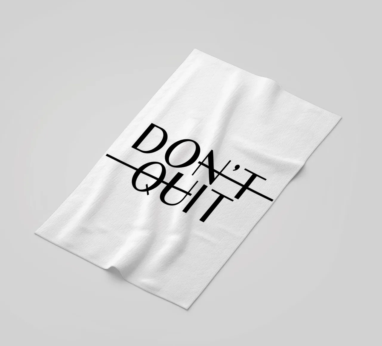 Dont Quit product.type.towel-beach common.byCreator WORD & WONDER